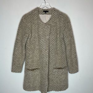 Joes Tweed Wool and Mohair Coat. Size Small